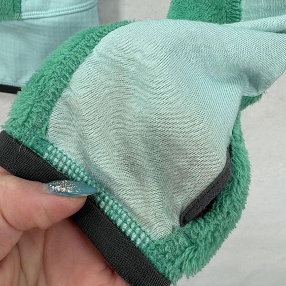 Patagonia R2 Fleece Jacket Womens Small Green Polartec Thermal Pro Full Zip - Picture 11 of 16